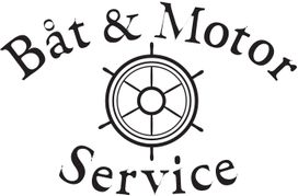Logo av Båt og motor service AS